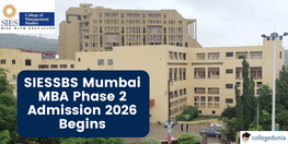 SIESSBS Mumbai MBA Phase 2 Admission 2026 Begins Apply by April 11